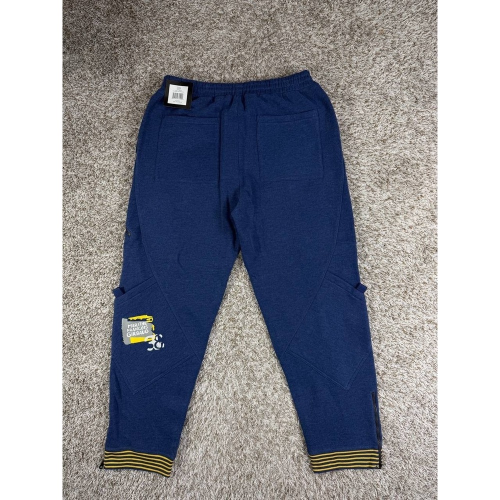 Y2K Marithe Francois Girbaud Jogger Sweatpants XL Cargo Style Zip Cuffs Vintage